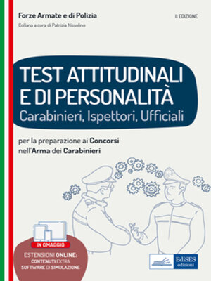 cover image of Test attitudinali e di personalità per la preparazione ai concorsi nell'arma dei carabinieri